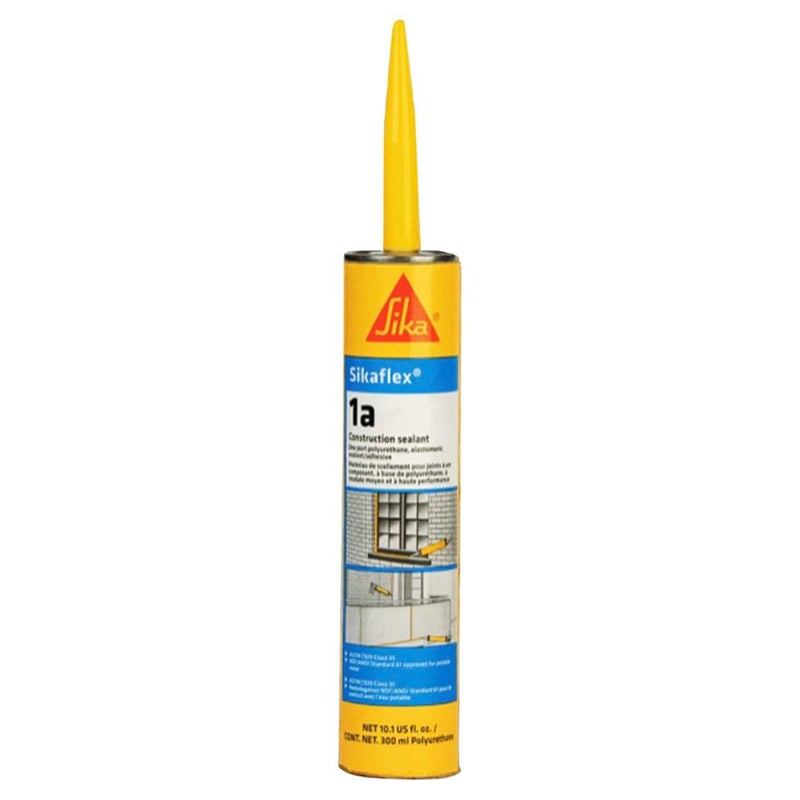 SIKA Sikaflex-1A Joint Sealant, Limestone, for Green and Damp Concrete, Premium Polyurethane Adhesive for Joints, Fast Cure, 10.1 fl. oz Cartridge - Image 1